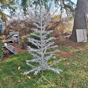 Vintage Five Foot Aluminum Christmas Tree
